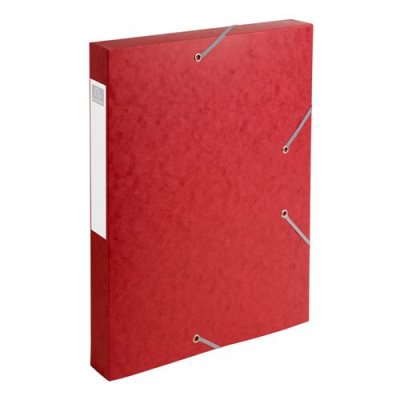 EXACOMPTA  Bo&icirc;te de classement Cartobox, A4, 40 mm, rouge