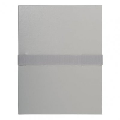 EXACOMPTA  Chemise dos extensible balacron et sangle scratch. - Gris - Lot de 10