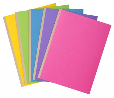 EXACOMPTA  Chemises &agrave; soufflet Rock- Carte 320 g/m2 - Assortis Vif