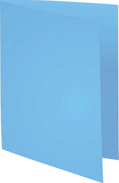 EXACOMPTA  Chemises FOREVER carte recycl&eacute;e 220g/m&sup2; - Bleu vif