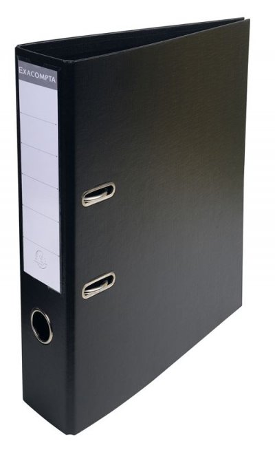 EXACOMPTA  Classeur &agrave; Levier A4 PVC Dos 70mm Noir