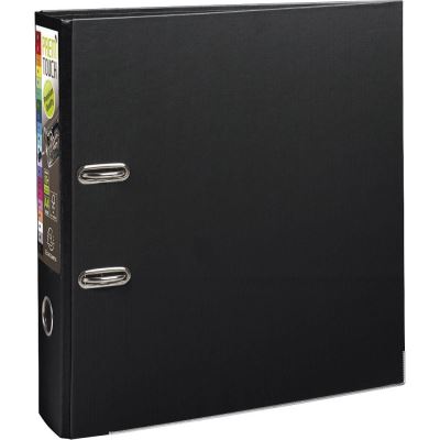 EXACOMPTA  Classeur &Agrave; Levier En Polypro Premtouch Dos De 8cm, Coloris Noir