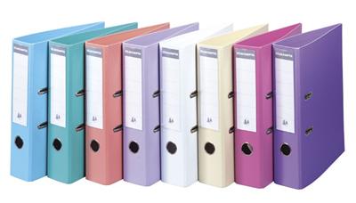 EXACOMPTA  Classeur &Agrave; Levier Pvc Dos De 50mm Assortis Pastel
