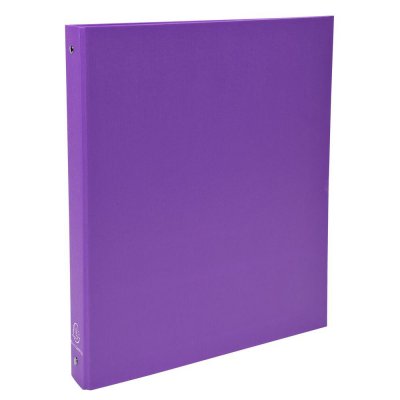 EXACOMPTA  Classeur Rembord&eacute; A4 Polypropyl&egrave;ne 4 anneaux Violet
