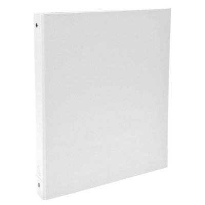 EXACOMPTA  Classeur rembord&eacute; PP, A4, 4 anneaux, blanc