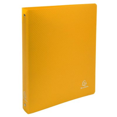 EXACOMPTA  Classeur semi-rigide, PP, A4 Maxi, 4 anneaux,jaune