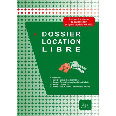 EXACOMPTA  Dossier location libre - Lot de 5