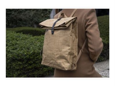 EXACOMPTA  Eterneco - Sac &agrave; dos - papier - motifs g&eacute;om&eacute;triques bruns