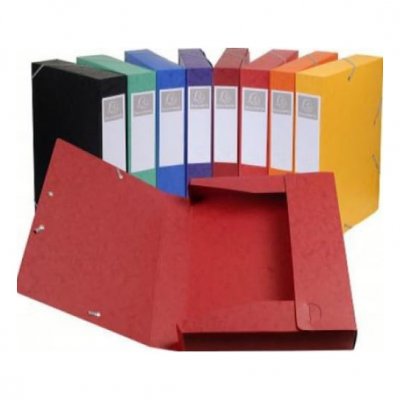 EXCP Exacompta exacompta bo&icirc;te de classement cartobox, a4, 50 mm, assorti noir