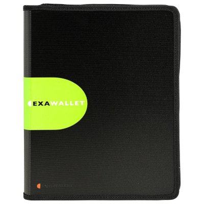 EXACOMPTA   conf&eacute;rencier exawallet, en pp, noir noir