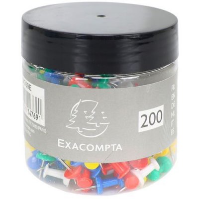 EXACOMPTA   epingle d'affichage push pins, assorti noir