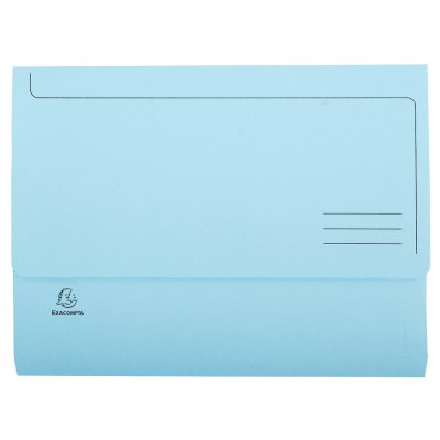 EXACOMPTA   pochette document jura pastel, a4, bleu noir