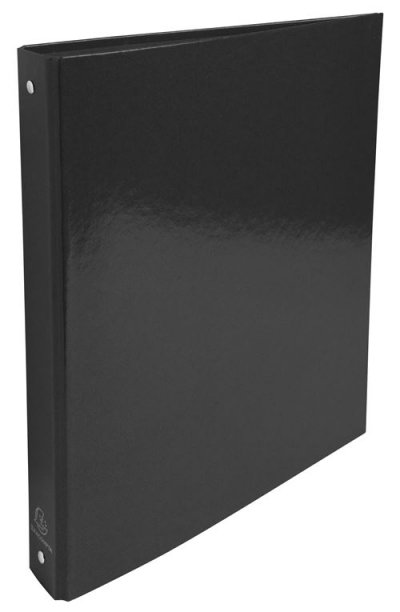 EXACOMPTA  Lot de 10 Classeurs A4 4 anneaux 30mm Iderama, noir