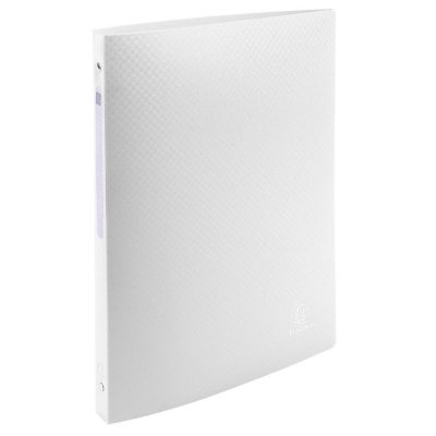 EXACOMPTA  Lot de 20 Classeurs souple 4 anneaux dos 20 mm A4 blanc