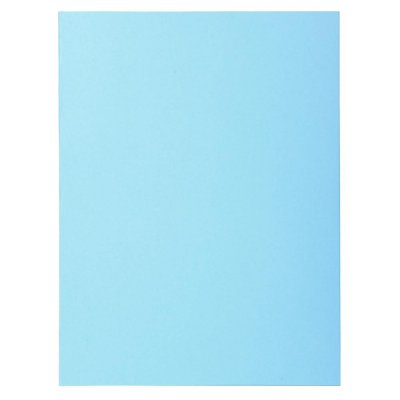 EXACOMPTA  Paquet De 100 Chemises "Jura 250" En Carte 240 Grammes Bleu Clair