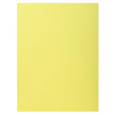 Exacompta Paquet De 50 Chemises 1 Rabat Super 210 - 24x32cm Canari