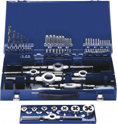 EXACT  10721 Kit de taraudage Eventus 49 pi&egrave;ces STM15SF M3-M12