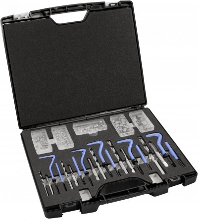 EXACT   M5 - M12 Set de r&eacute;paration de filetage, 130 pcs. ( 40335 )