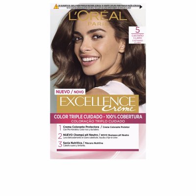 L OREAL Excellence Teinture cr&egrave;me #5-brun clair 