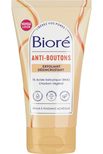 BIORE Exfoliant Anti-imperfections Charbon  - Le Tube De 125ml