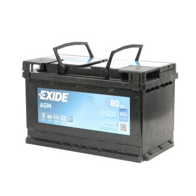 EXIDE  - batterie agm L4 12V 80AH 800A 315X175X190 +d EK800