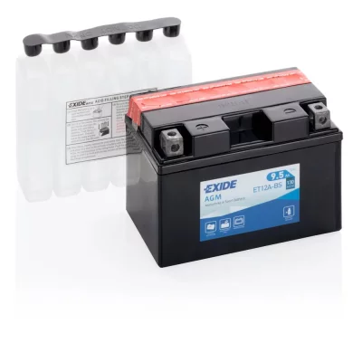 EXIDE  - Batterie moto ET12A-BS YT12A-BS 12v 9.5ah 120A