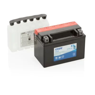EXIDE  - Batterie moto ETX9-BS YTX9-BS 12v 8ah 120A