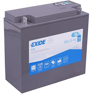EXIDE  GEL GEL12-16 Batterie 12V 16Ah 100A B0