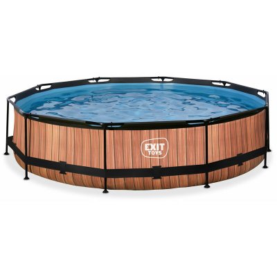 EXIT TOYS Exit Frame Pool Holz 360x76cm 30.12.12.10 / 1 Karton