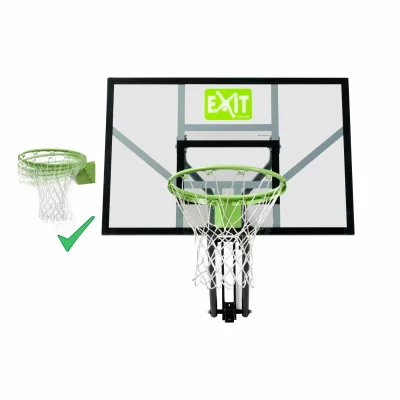 EXIT TOYS EXIT Panier de basket-ball enfant mural Galaxy, anneau dunk vert/noir