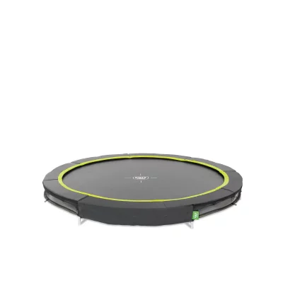 EXIT TOYS  - Trampoline enterr&eacute; Silhouette sports &oslash;244cm - noir