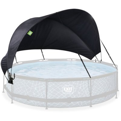 EXIT TOYS  - Voile d'ombrage piscine exit &oslash;360cm - universel - Noir