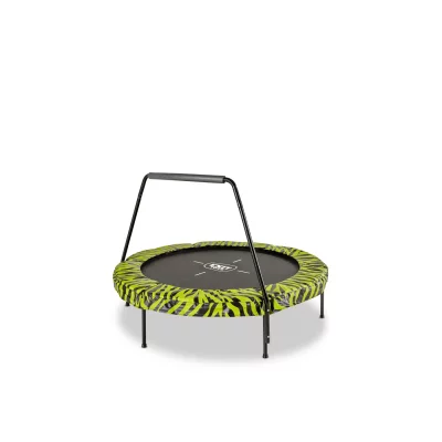 EXIT TOYS EXIT Trampoline &agrave; pied Tiggy junior, barre &oslash;140 cm, noir/vert