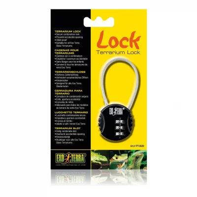 EXO TERRA  - Cadenas Combinaison &agrave; 3 Chiffres pour Terrarium