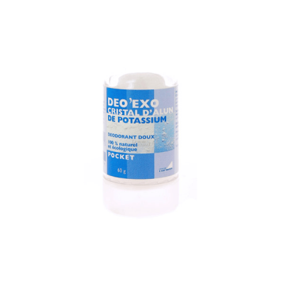 EXOPHARM  Deo'Exo Cristal d'Alun de Potassium Pocket 60 g
