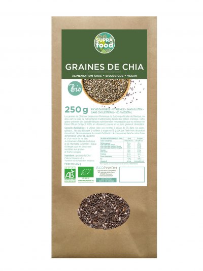 EXOPHARM  Graines de Chia 250g 
