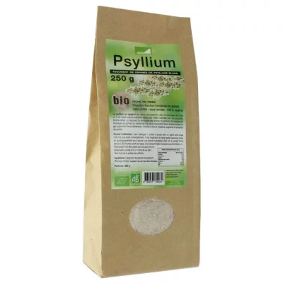 EXOPHARM  Psyllium T&eacute;gument Blond Bio 250 g - Sachet 250 g