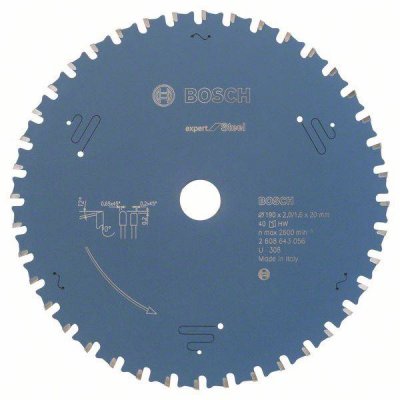 BOSCH Expert de la lame de scie circulaire pour l'acier. 190 x 20 x 2,0 mm