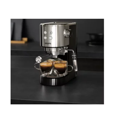 KRUPS Expresso  XP444C10 Cafeti&egrave;re expresso a pompe VIRTUOSO+ inox