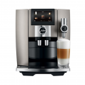 JURA Expresson avec broyeur  J8 Midnight Silver 1450 W Argent&eacute; fum&eacute;
