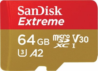 SANDISK Ext microsdxc mob gaming 64gb 170mbs SDSQXAH-064G-GN6GN