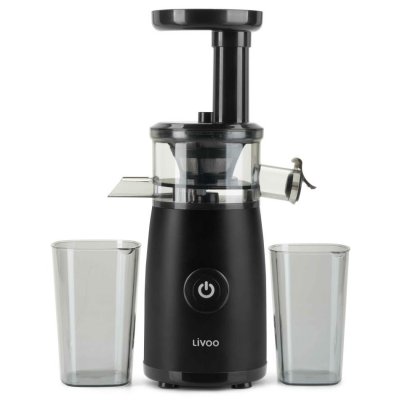 LIVOO Extracteur de jus compact 0.8l 150w noir - DOD215N - 