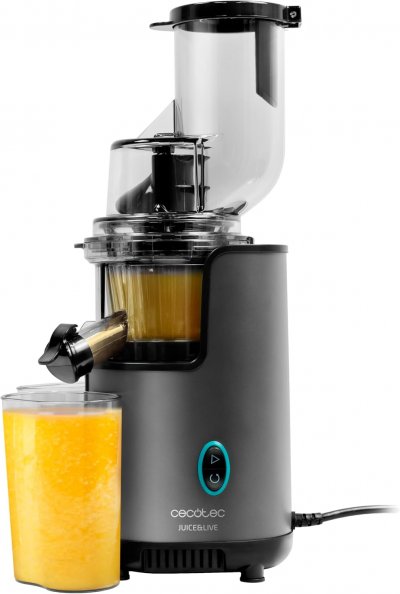 CECOTEC Extracteur de jus Slow Juicer 200 W Noir/Gris