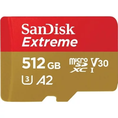 SANDISK Extreme microsdxc 512gb + sd adapte SDSQXA1-512G-GN6MA