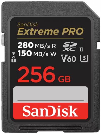 SANDISK Extreme pro 256gb v60 uhs-ii 280150mbs SDSDXEP-256G-GN4IN