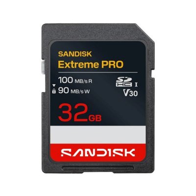 SANDISK Extreme PRO 32Go Carte SD SDHC UHS-I 4K Ultra HD Carte 100/90Mb/s