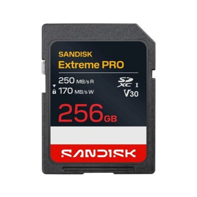 SANDISK Extreme PRO Carte SD SDXC 128Go UHS-I 4K Ultra HD Carte 250/170Mb/s