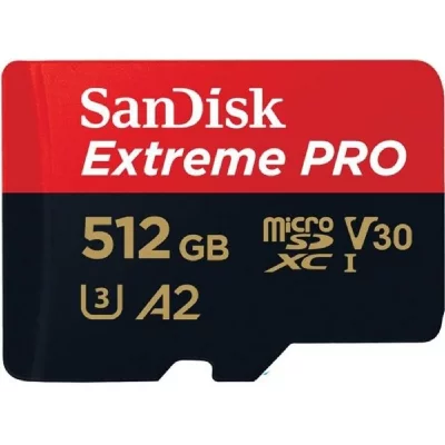 SANDISK Extreme pro microsdxc 512gb + sd ad SDSQXCZ-512G-GN6MA