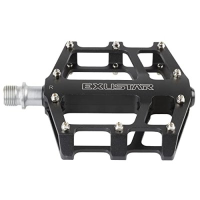 EXUSTAR  Plateforme P&eacute;dales BMX / Enduro 9/16 pouces noir par set