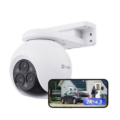 EZVIZ  H80f Multi Sph&eacute;rique Cam&eacute;ra de CS-H80f (4MP+4MP+4MP)